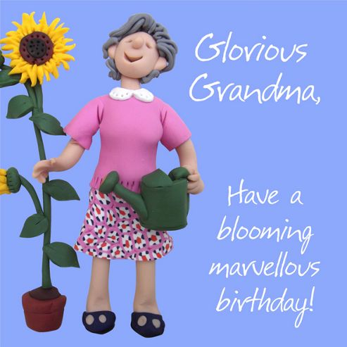 Image of Holy Mackerel Glorious Grandma Greetings Card