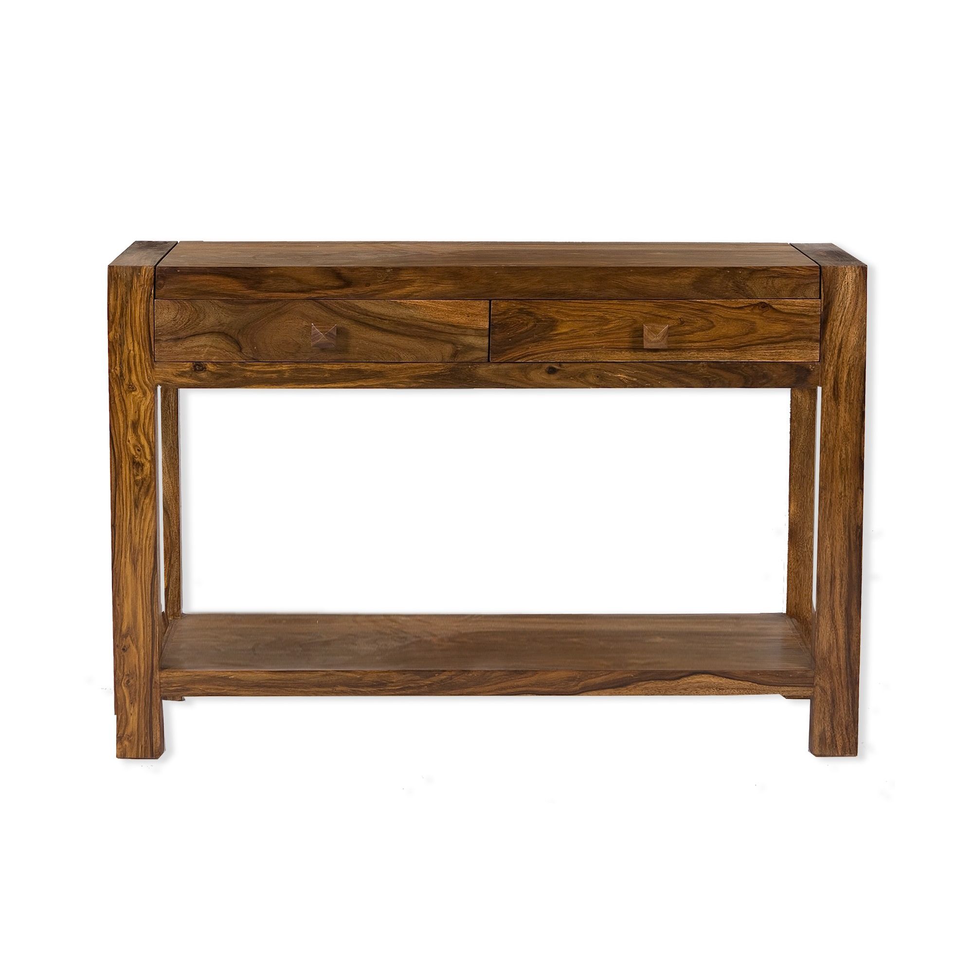 Elements Block Console Table in Warm Lacquer at Tesco Direct