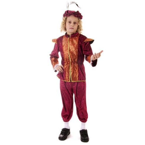 Image of Tudor Boy - Child Costume 10-12 Years