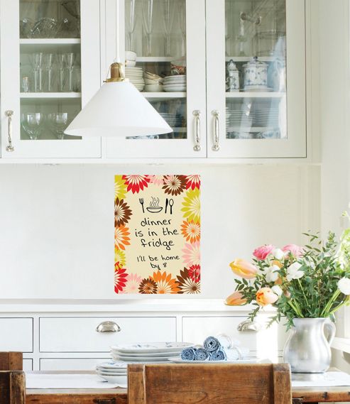 Image of Wallpops Carnivale Dry Erase Message Board
