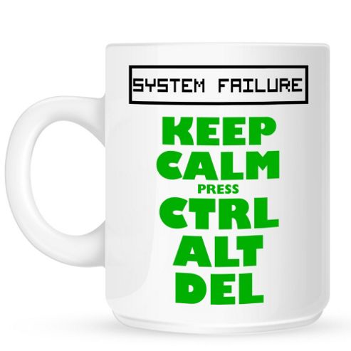 Image of Ctrl Alt Del 10oz Ceramic Mug