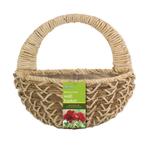 Image of Gardman Banana Braid Wall Basket 40cm