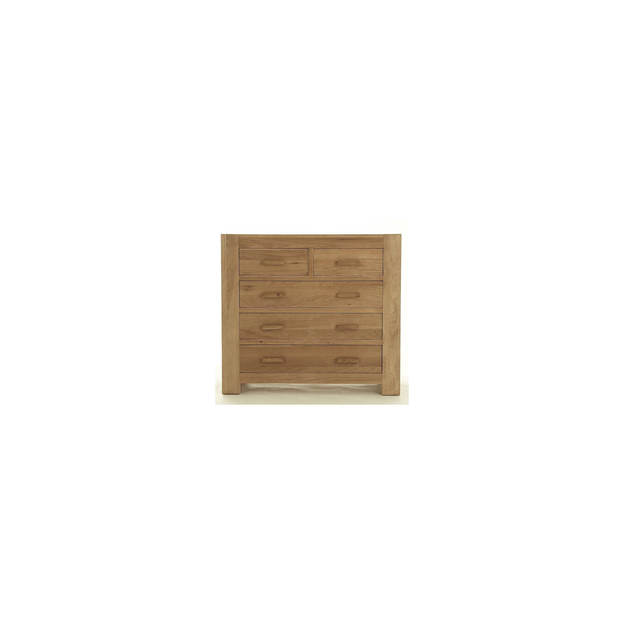 Thorndon Block Bedroom 2 Over 3 Drawer Chest in Natural Matured Oak at Tesco Direct