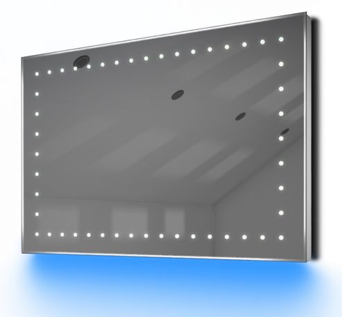 Image of Ambient Shaver Led Bathroom Illuminated Mirror With Demister Pad & Sensor K171b