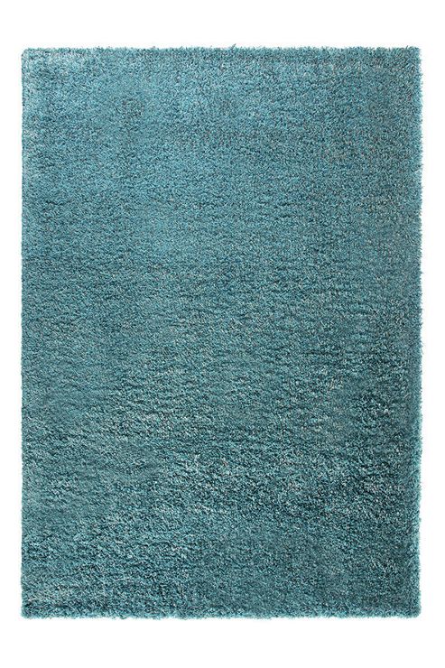 Image of Esprit Cosy Glamour Turquoise Woven Rug - 200 Cm X 290 Cm (6 Ft 7 In X 9 Ft 6 In)