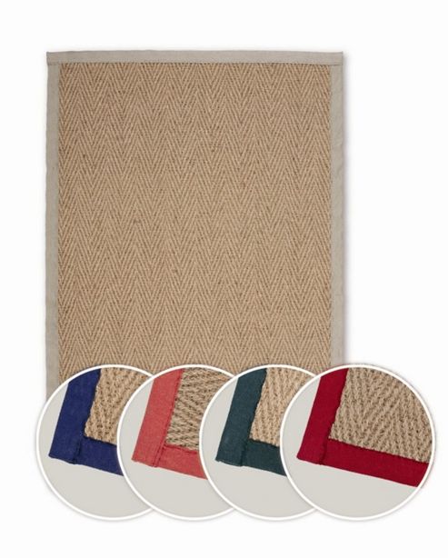 Image of Dandy Natural Rugs Terracotta Woven Rug - 100 Cm X 150 Cm (3 Ft 3.5 In X 4 Ft 11 In)