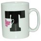 Tesco Text T Large Single Porcelain Mug