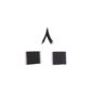 25Mmx1M Black Self Adhesive Nylon Fastener Loops