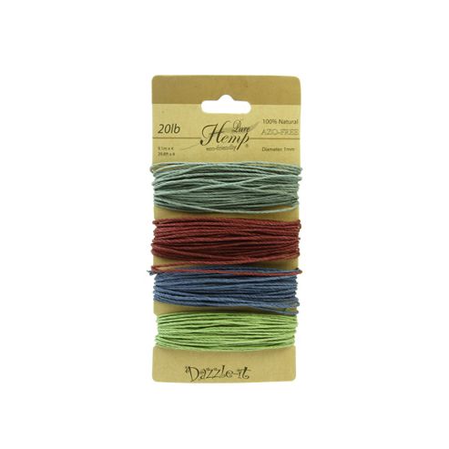 Image of Pure Hemp 1mm Earthy Pastel Colours