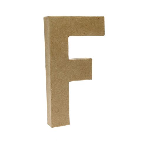 Image of Large Kraft Letter - F