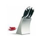 Kitchen Craft Masterclass Trojan Five Piece Knife Set and Stainless Steel Block