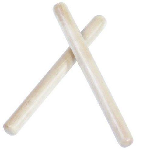 Image of Pp Solid Hickory Claves - Pair