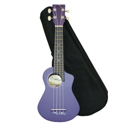 Image of Bugs Gear Ukulele With Bag - Purple