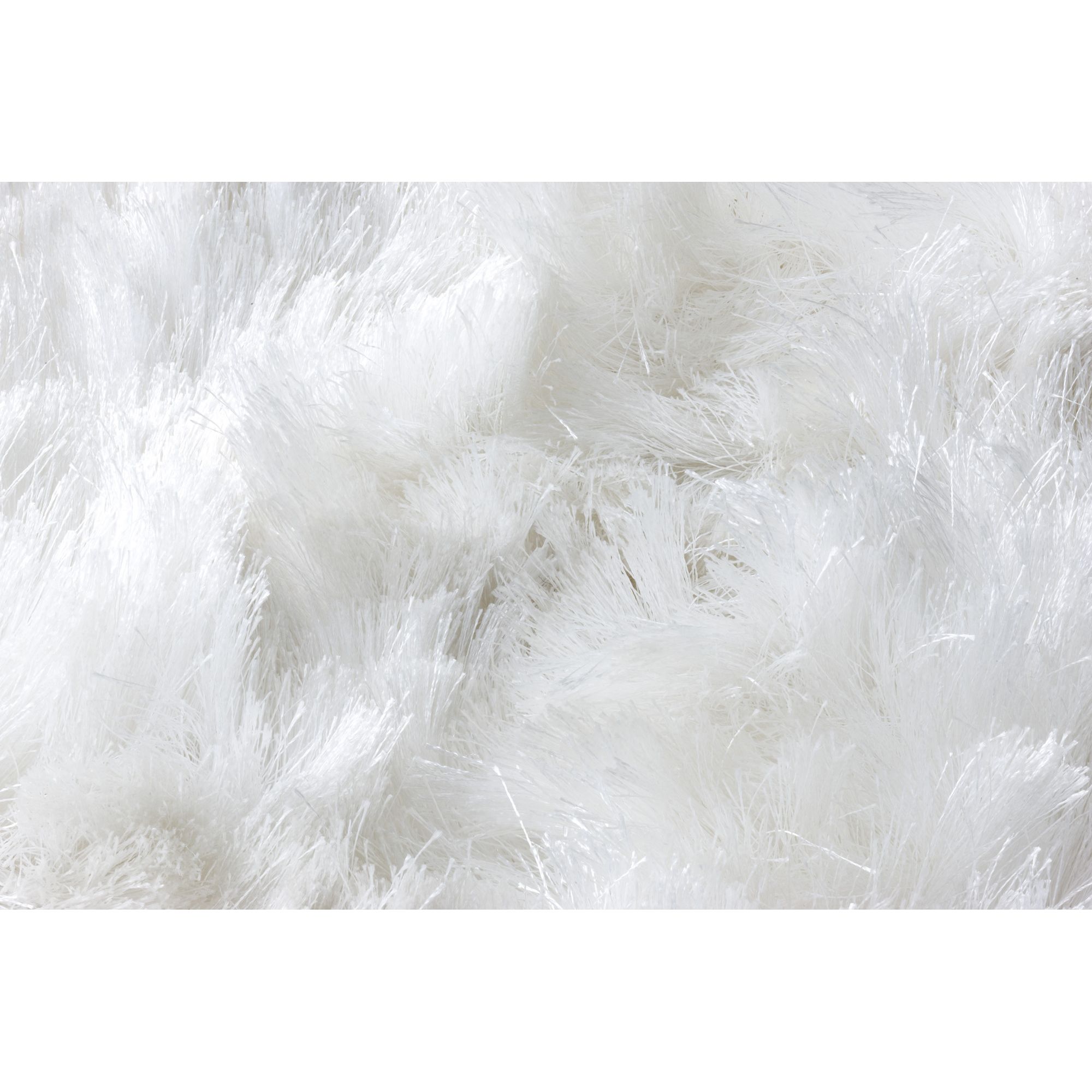 Linie Design Maltino White Shag Rug - 200cm x 140cm at Tesco Direct