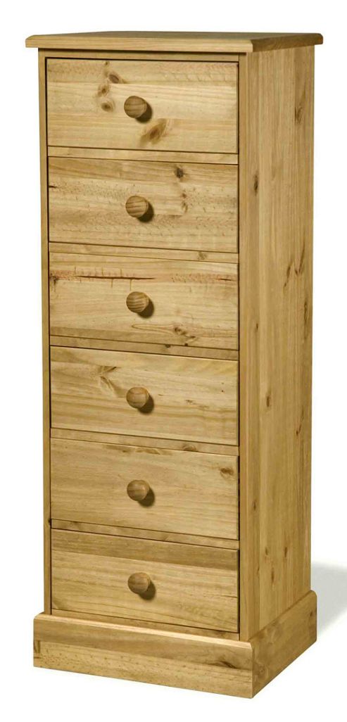 Image of Core Products Cotswold Ct316 6 Drawer Narrow Chest