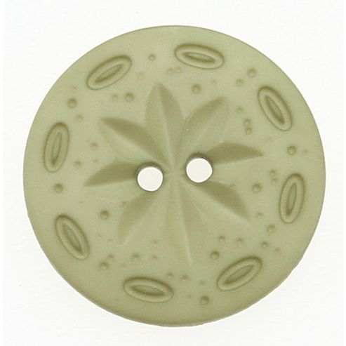 Image of Buttons 23mm - Engraved Round Pale Green