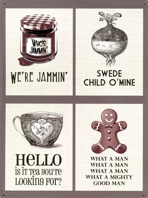Image of We're Jammin' Tin Sign