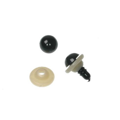 Image of Safety Eyes 10mm Black 10 Pr