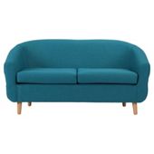 Retro Fabric Tub Sofa Teal