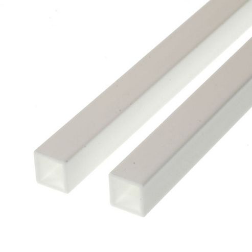 Image of Evergreen Styrene Square Tube 6.3mm X 6.3mm (0.250")