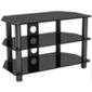 LCD/LED/Plasma Black Glass 37 inch TV Stand