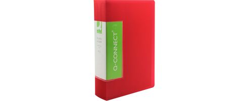 Image of Q-connect Photo Album 80 Pockets Red Kf02765
