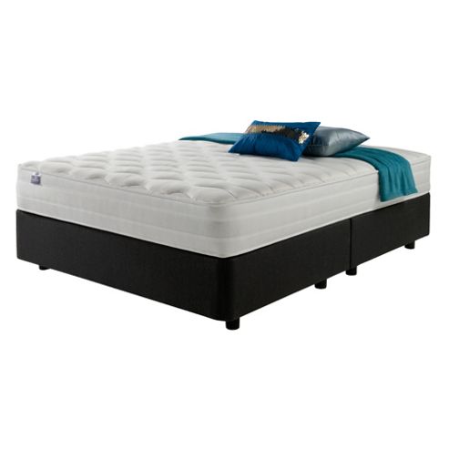 Image of Silentnight Mirapocket 1200 Ortho Memory Non Storage Double Divan Charcoal No Headboard