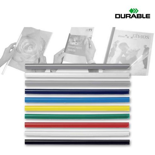 Image of Durable Spinebar A4 Black Pack Of 25 - 18mm