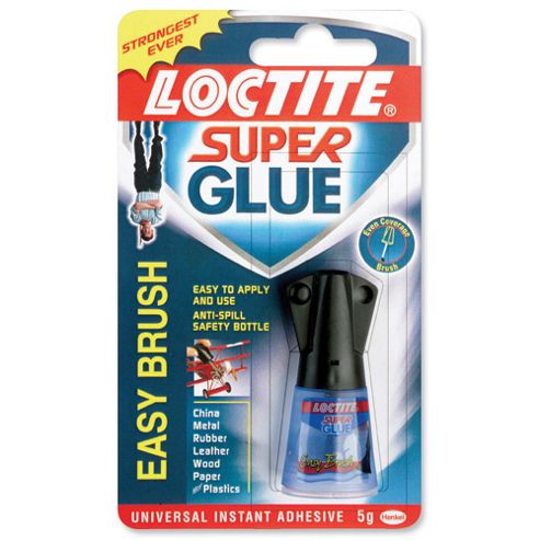 Image of Loctite Super Glue Easy Brush In Anti-spill Safety Bottle, 5g