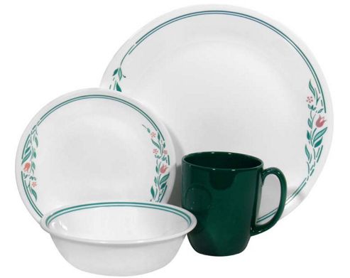 Image of Corelle Livingware Rosemarie 16 Piece Dinnerware Set