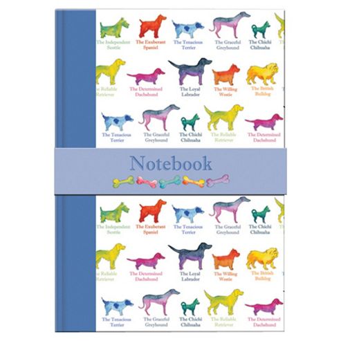 Image of Multi-coloured Doggies A5 Notebook