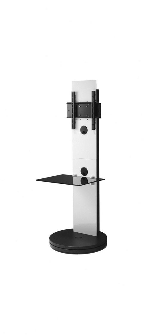 Image of B-tech Cantabria Tv Stand - Black/white - 127cm