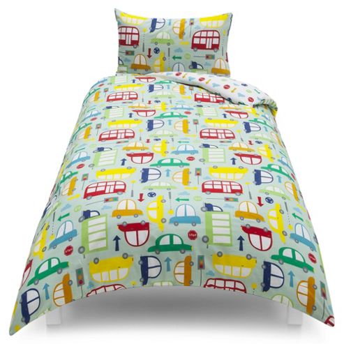 Image of Tesco Kids Cars Single Duvet Set