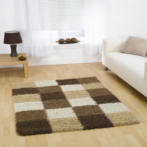 Image of Nordic Andes Brown/beige 80x150 Cm Shaggy Rug