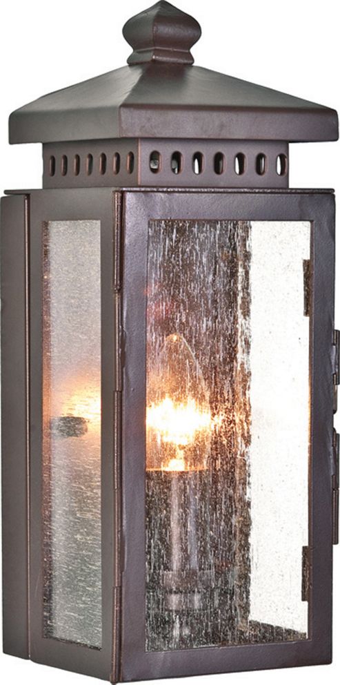 Image of Elstead Lighting Wrought Iron One Light Wall Lantern