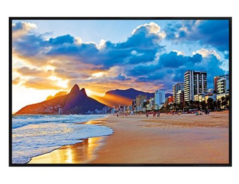 Image of Rio De Janiero Gloss Black Framed Rio Sunset Poster