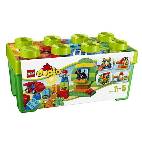 Image of Lego Duplo Green All-in-one Box Of Fun - 10572