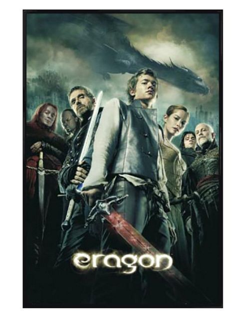 Image of Eragon Gloss Black Framed Eragon Movie One Sheet Poster