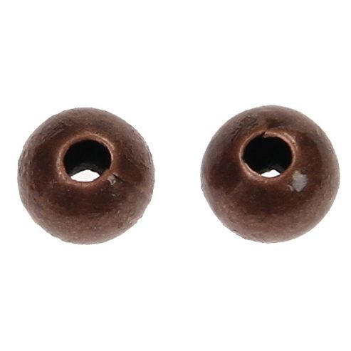 Image of Plated Metal Bead - Copper - 20 Pack