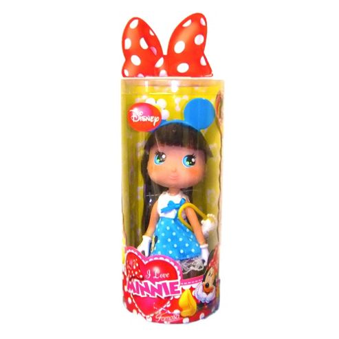 Image of Disney I Love Minnie Flexible Doll Blue