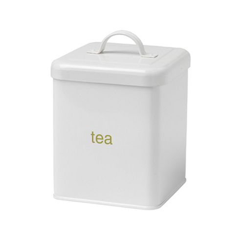 Image of Hahn Simple Storage Tea Canister, White