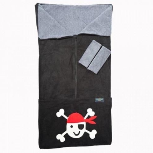 Image of Cozyosko 4-in-1 Footmuff (black Pirate)