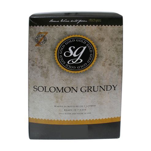 Image of Solomon Grundy Gold- Chardonnay - 30 Bottle Wine Kit