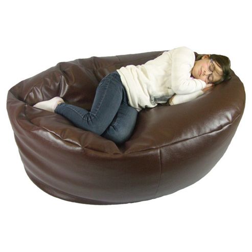 Image of Ashcroft Indoor Medium Bean Bag Sofa - Red
