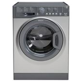 Hotpoint WMYL6351G Washing Machine, 6kg Wash Load, 1400 RPM Spin, A+ Energy Rating. Graphite