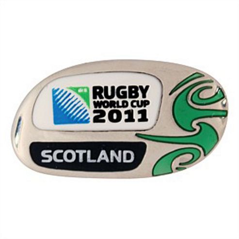 Image of Official Scotland Rugby World Cup 2011 Pin Badge