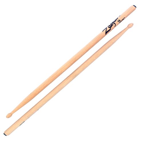 Image of Zildjian 5a Wood Tip Hickory Antivibe Drumsticks - Pair