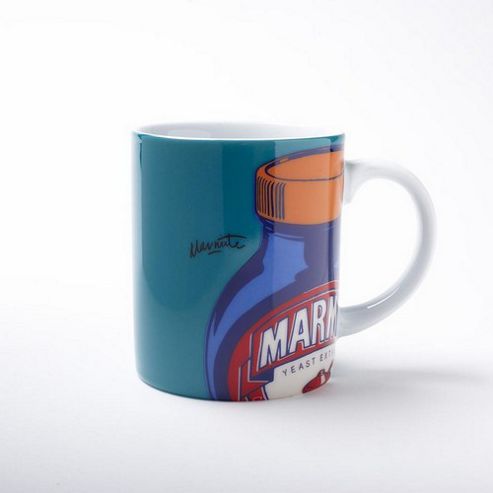 Image of Marmite Pop Art Design Mug, Teal
