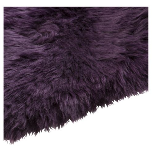 Image of Genuine Sheepskin Single, Plum