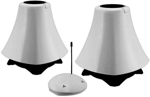 Image of Aqsound Wireless Water-resistant Outdoor Speakers (pair) (black)